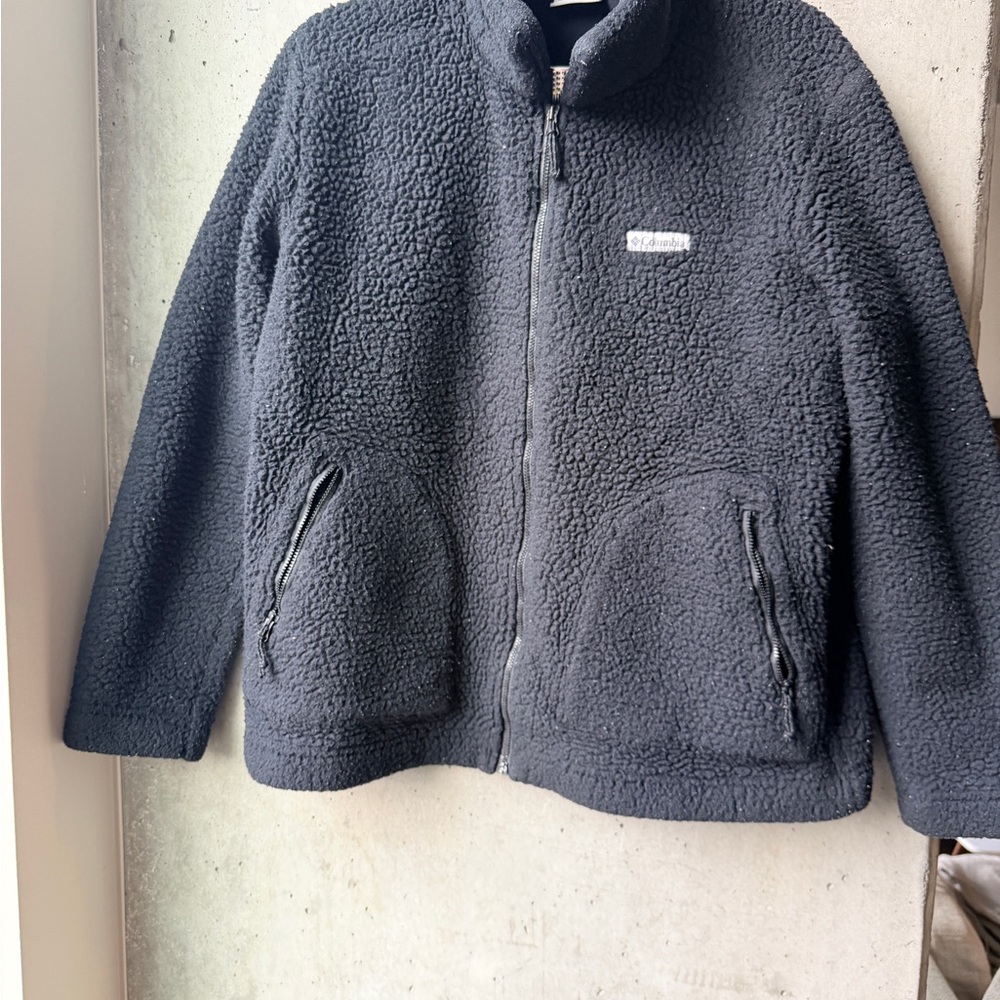 Unisex Columbia Sherpa Zip-up Jacket - black